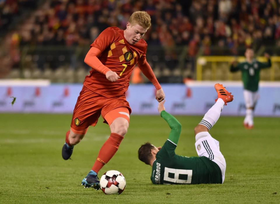  Kevin De Bruyne's season will extend into Russia World Cup