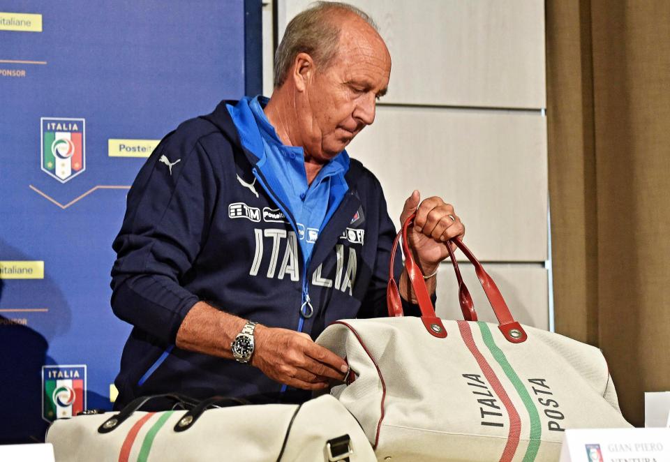  Gian Piero Ventura was sacked after Italy's World Cup elimination