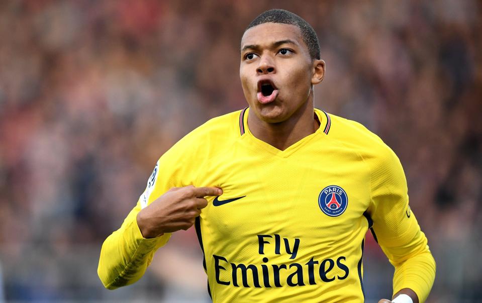  Kylian Mbappe makes the top three after earning a big-money PSG switch