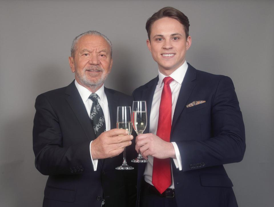  James fibbed he was at the Plough and Harrow hotel with pals but that was hours later - and Lord Sugar a right rollicking in a furious phone call when he discovered his deceit