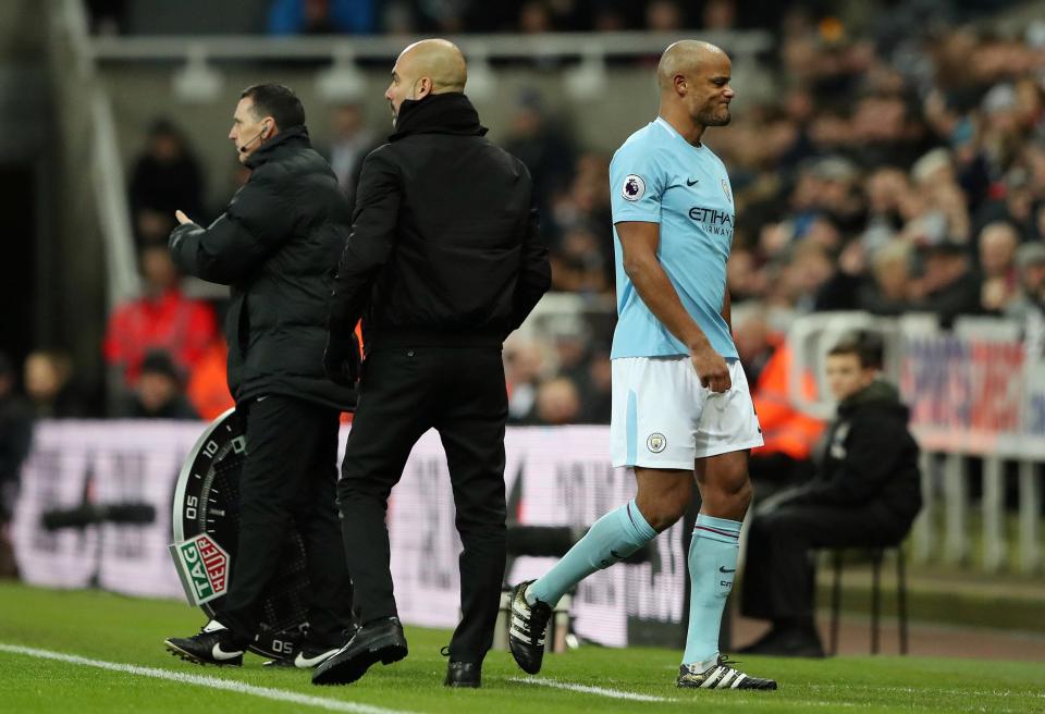  Vincent Kompany has been beset by injury problems for the past two seasons at Manchester City