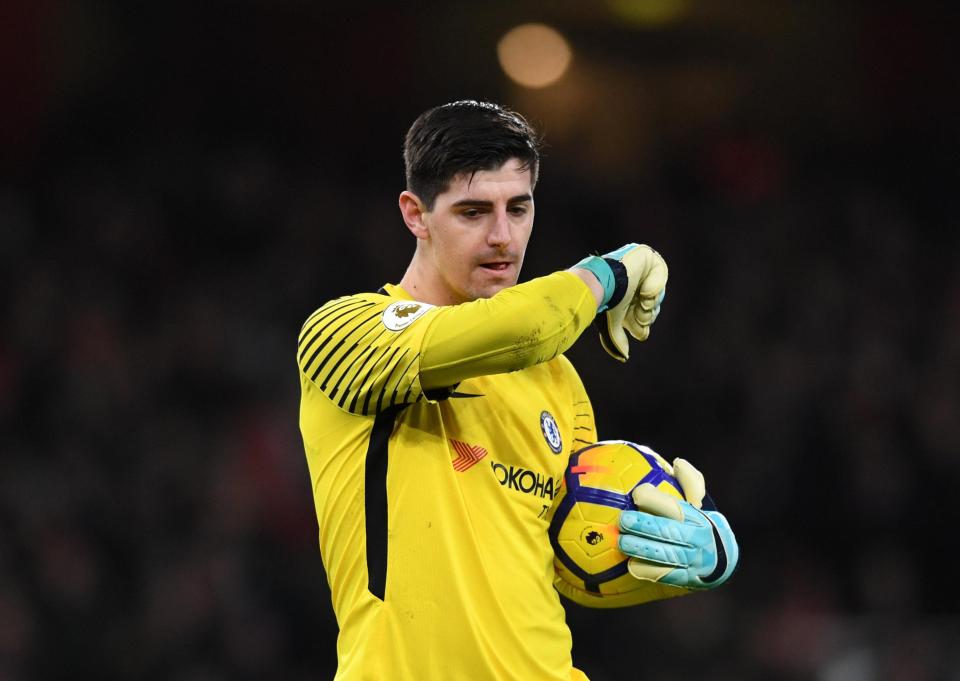  Chelsea keeper Thibaut Courtois is pining for a move back to Madrid