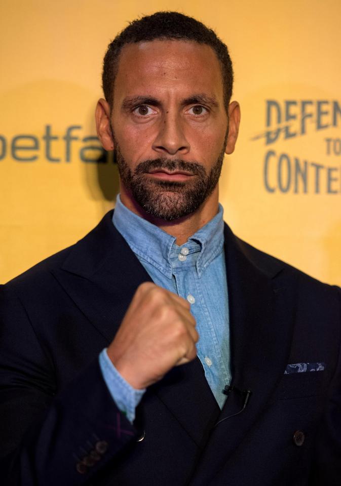  Manchester United hero Rio Ferdinand has turned his hand to boxing