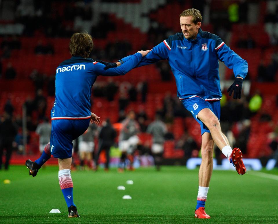  For one of the biggest footballers in the Premier League, it's surprising Peter Crouch hasn't got the biggest feet