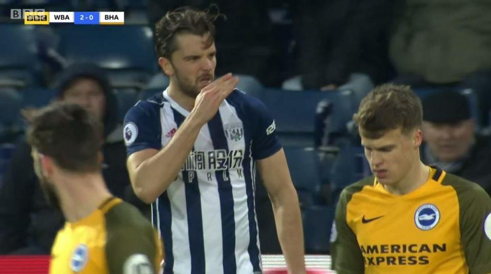  Jay Rodriguez is alleged to have racially abused Brighton's Gaetan Bong but denies the accusations