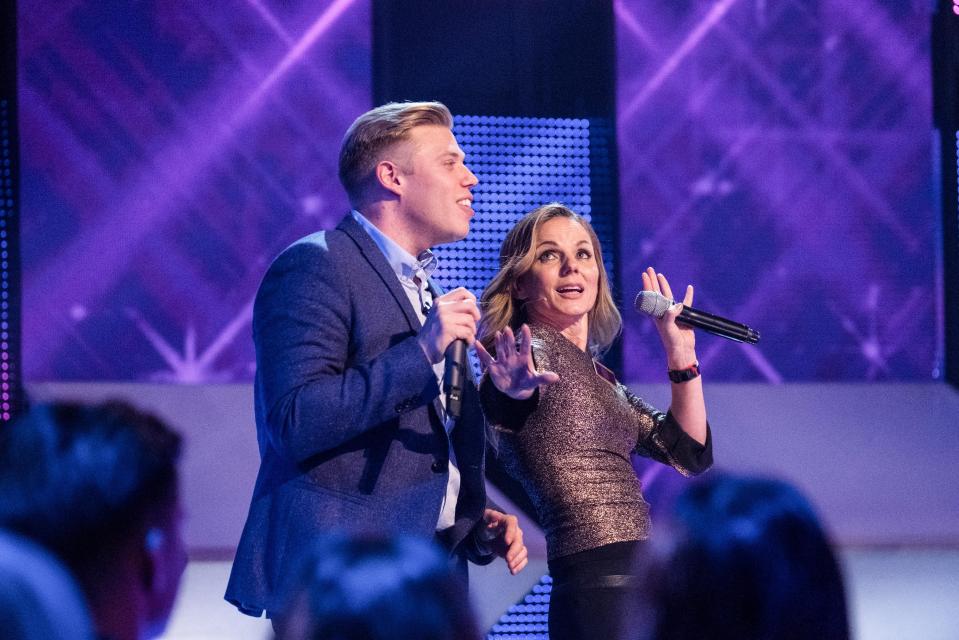  Geri, who co-hosts with comedian Rob Beckett, hopes All Together Now will be back next year after great ratings