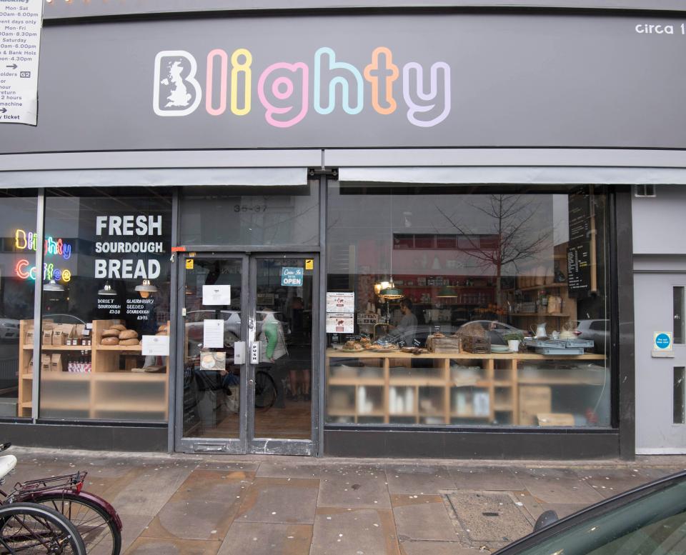  The Blighty cafe in Finsbury Park, North London