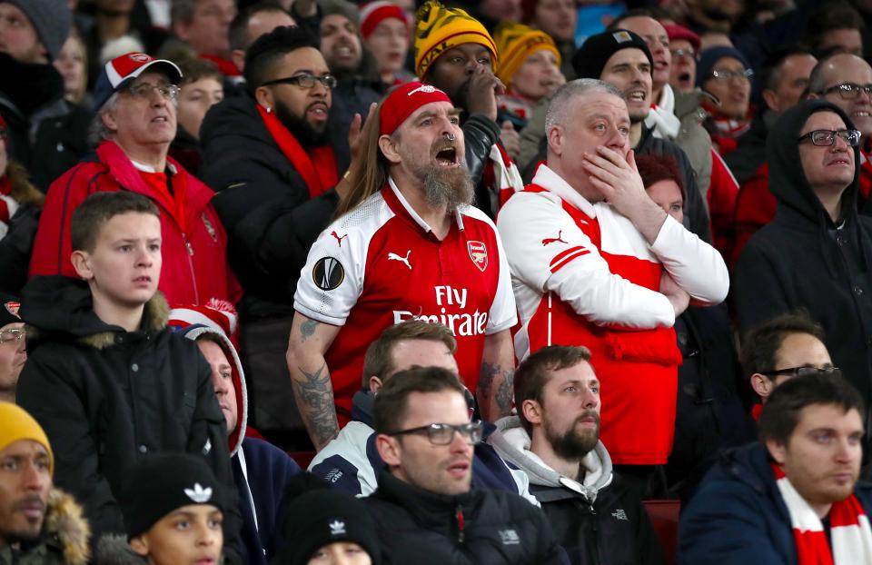  Arsenal fans are the most loyal of English teams in the Champions League