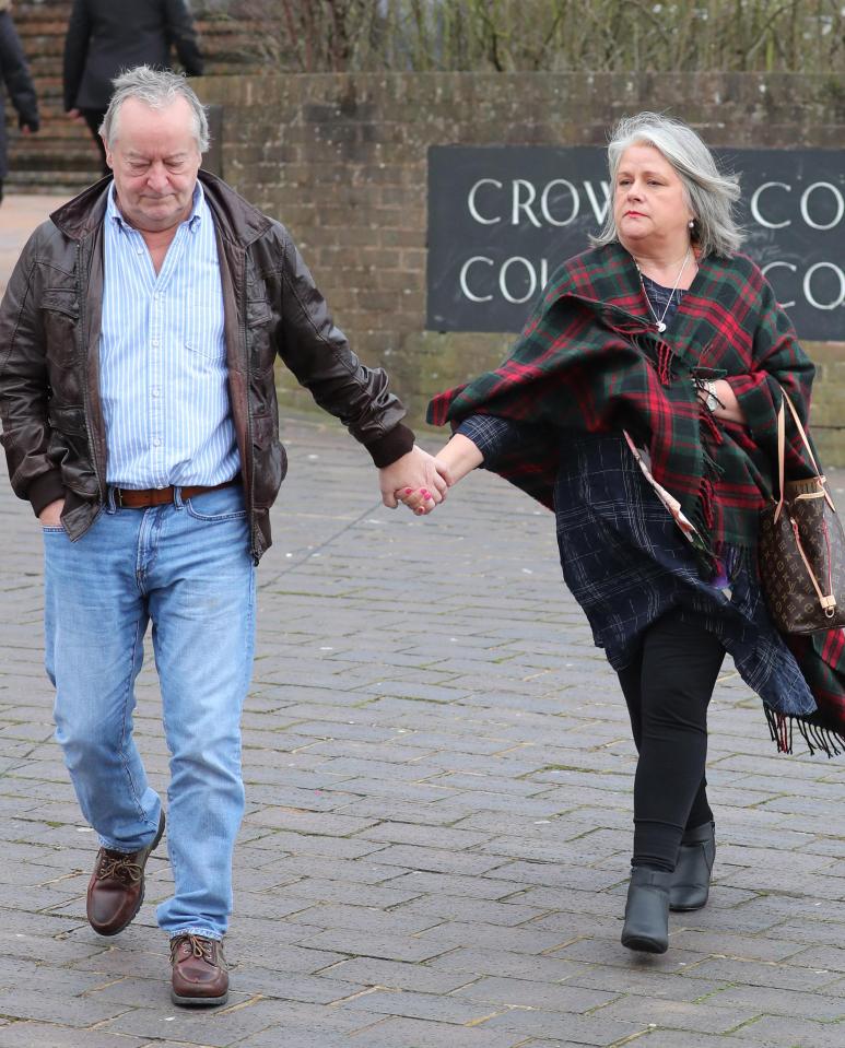  Molly's parents Doug McLaren and Joanne McLaren at court