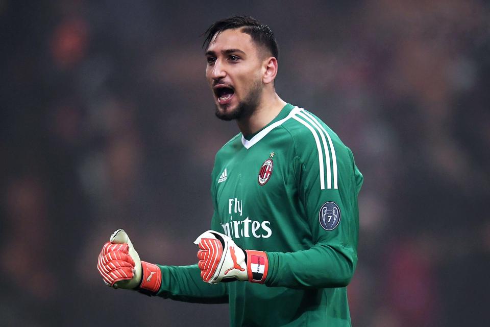  Gianluigi Donnarumma has been picked as the best prospect in Europe by boffins