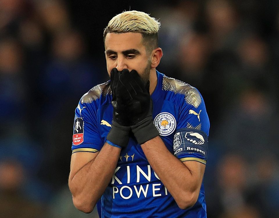  Leicester will fine Riyad Mahrez £200k for his training no-show