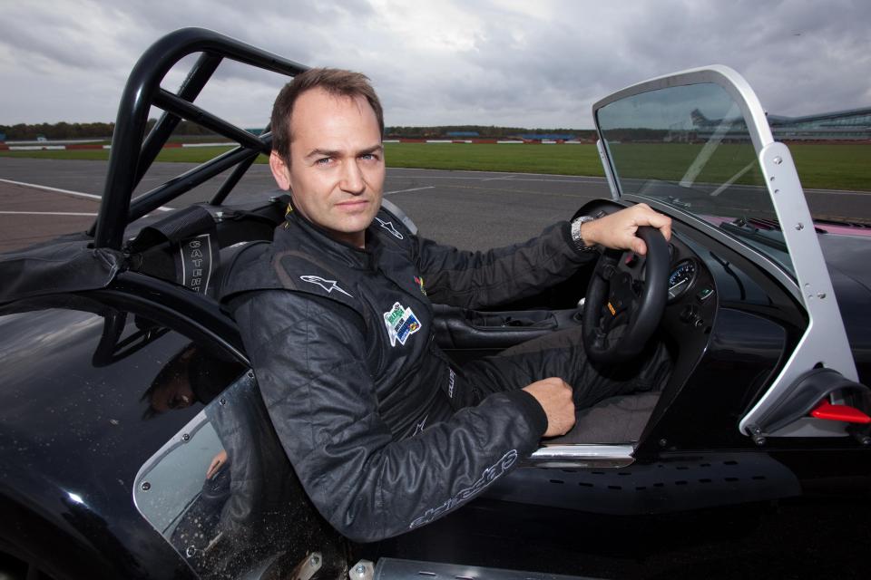 Ben at Silverstone Stowe circuit, Towcester, Northamptonshire, England