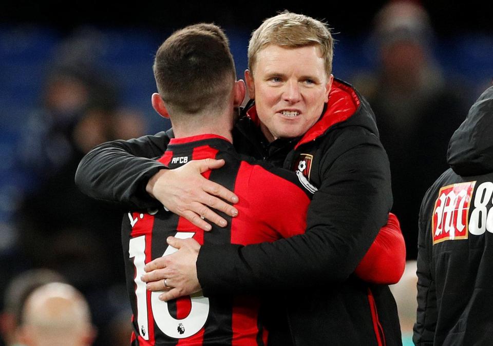  Eddie Howe will lead his side twice on the TV in April