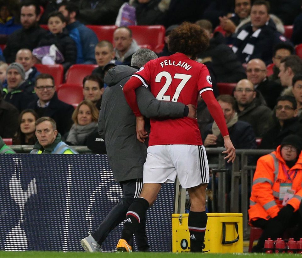  Fellaini's career at United has been plagued by injury