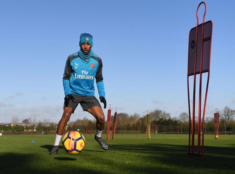  Aubameyang only allowed to train with dummies on his first day