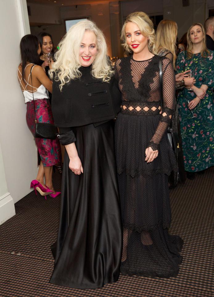  The fashionable pair turned heads in their black gowns as they glammed up for the event