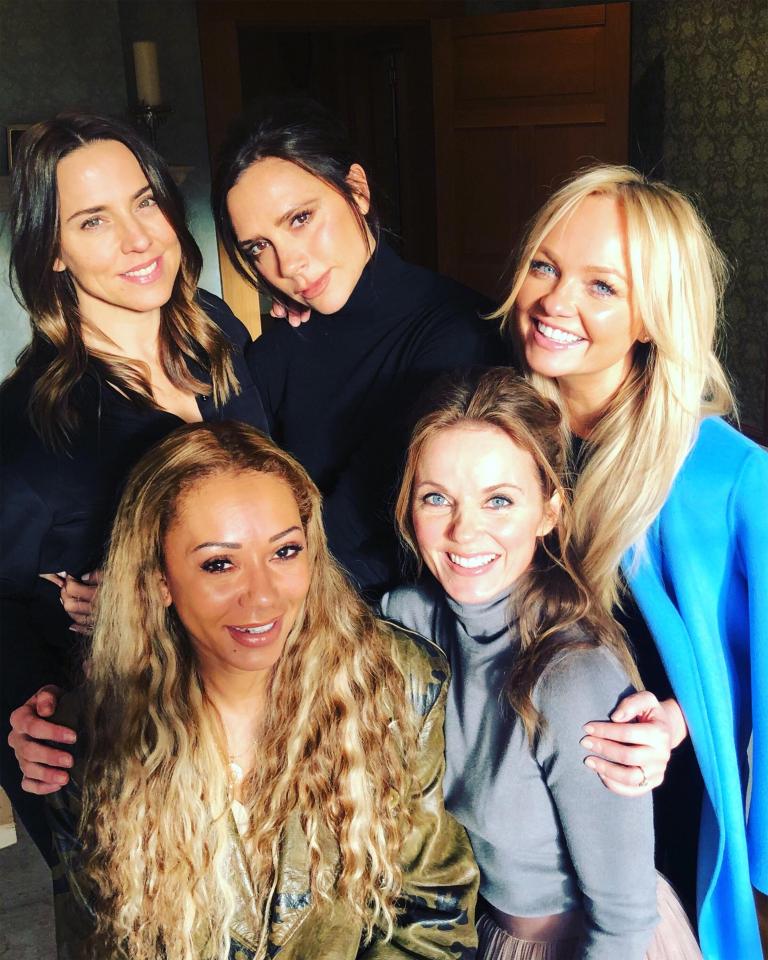  The Spice Girls sent fans into meltdown after posting this snap to social media