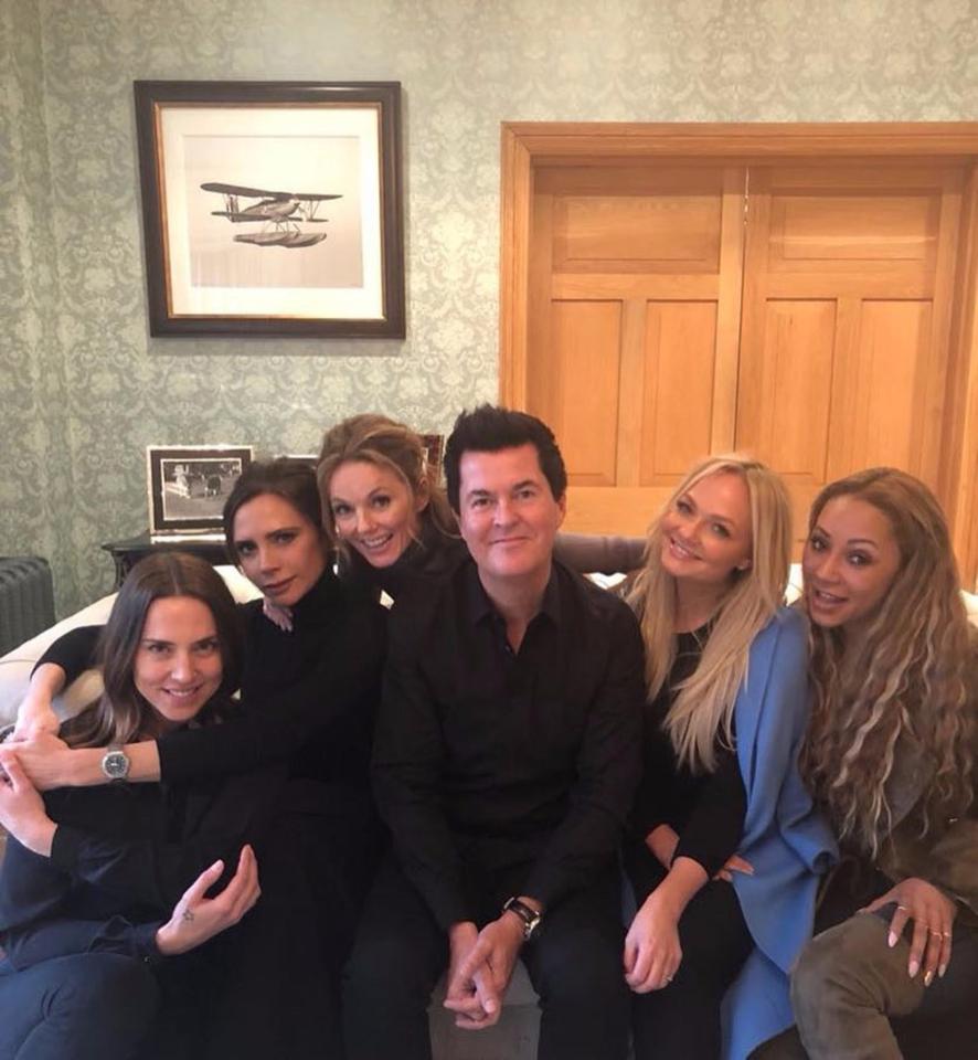  Simon Fuller, who launched the girl's careers, is behind the scenes preparing shows which will see all of them on stage together