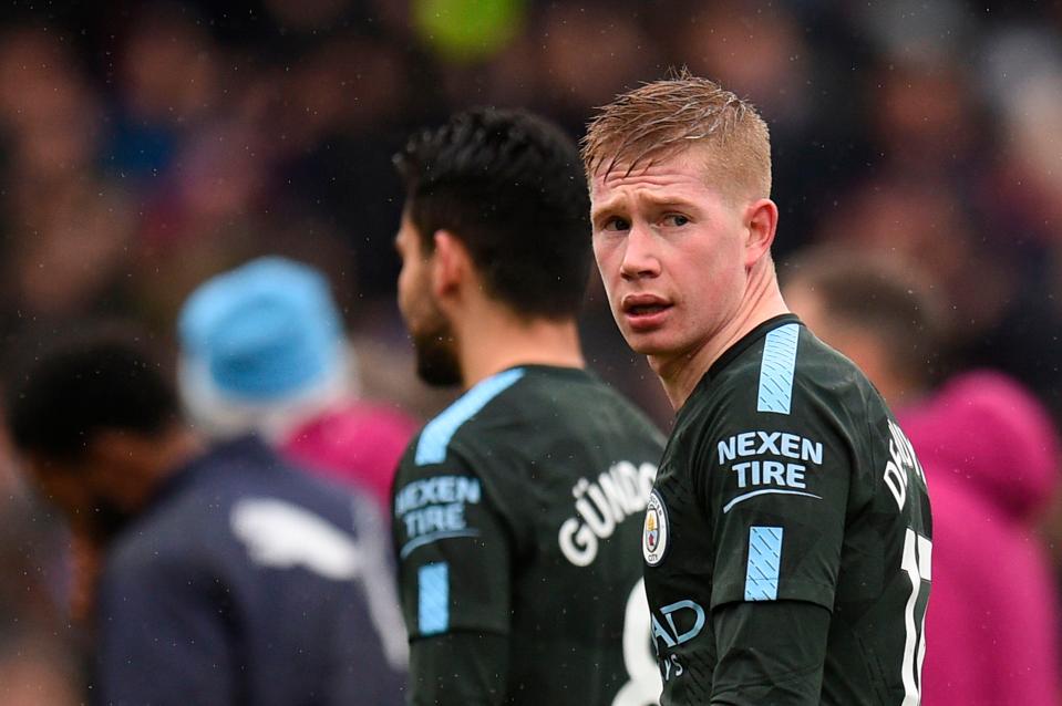  KDB lost out by just 11 votes to his compatriot