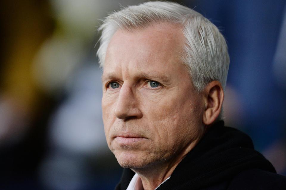  Pardew's side are currently bottom of the Premier League and seven points from safety