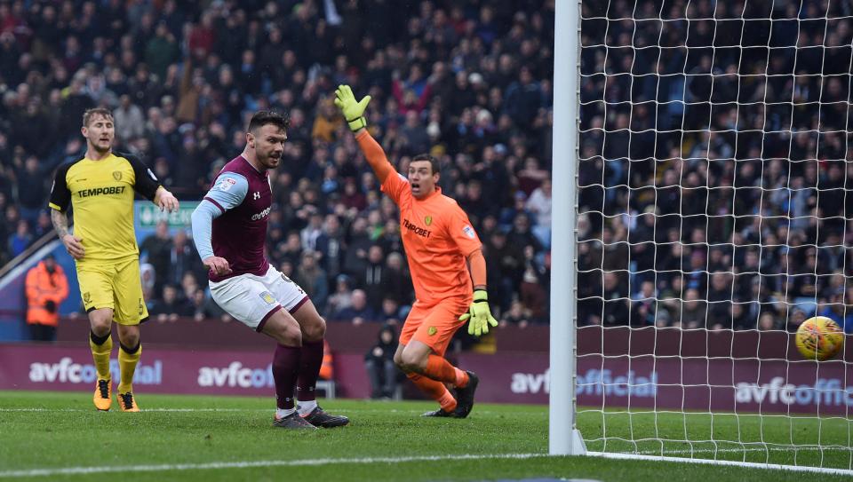  Scott Hogan opened the scoring for Aston Villa