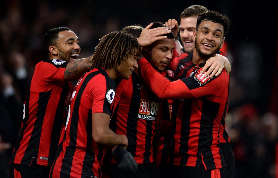  Lys Mousset scored a late winner as Bournemouth beat Stoke 2-1