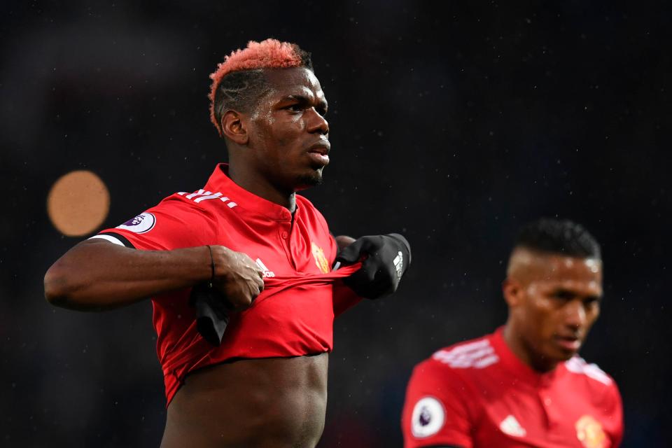  Paul Pogba only played 25 minutes against Huddersfield last week