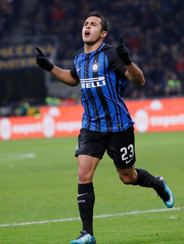  Eder scored 23 minutes in as it looked like Inter would cruise to victory