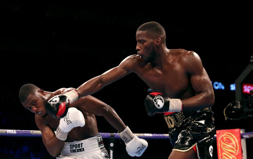  Okolie proved to be too big and too good in the 'British Beef' showdown