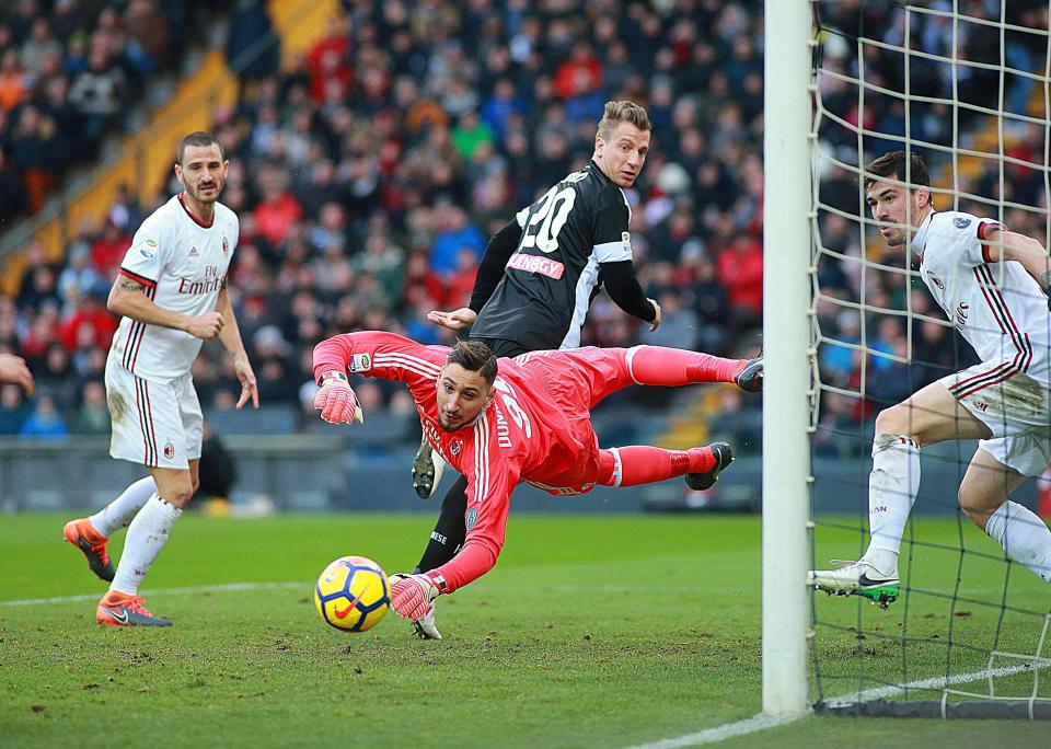  Gianluigi Donnarumma has plenty of experience with AC Milan