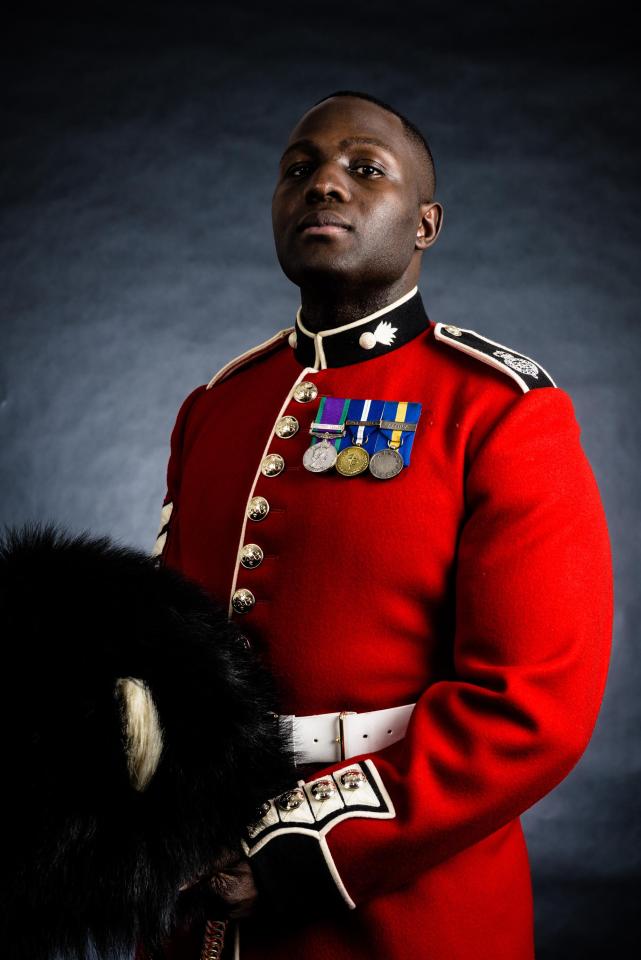  LSgt Lamin Deen of the Grenadier Guards is hoping to grab a medal for Great Britain