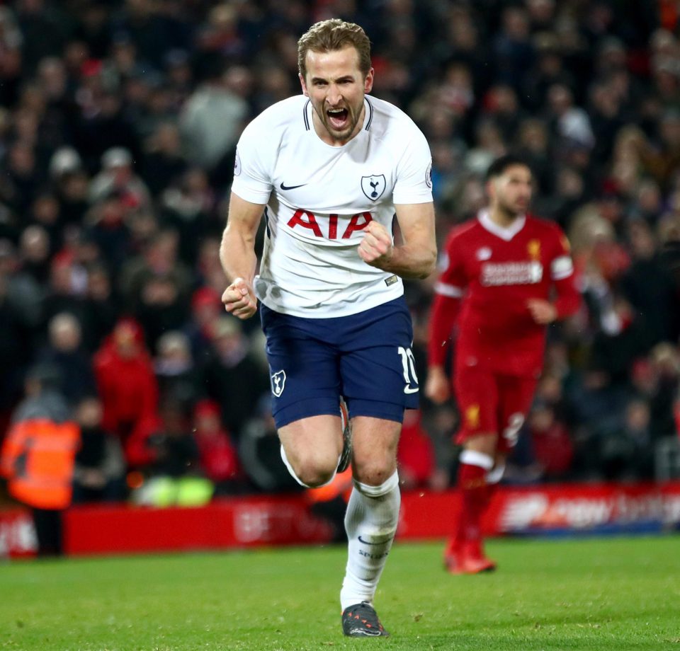  Harry Kane scored his 100th Prem goal for Tottenham on Sunday