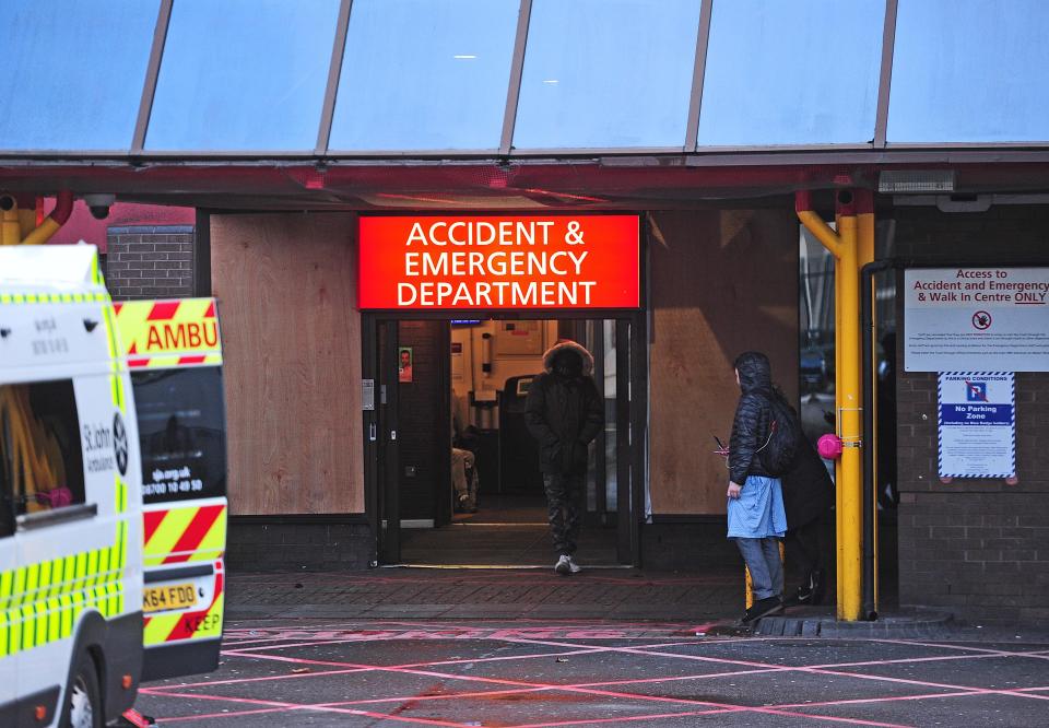  The water shortage at Manchester Royal Infirmary was caused by a mains leak