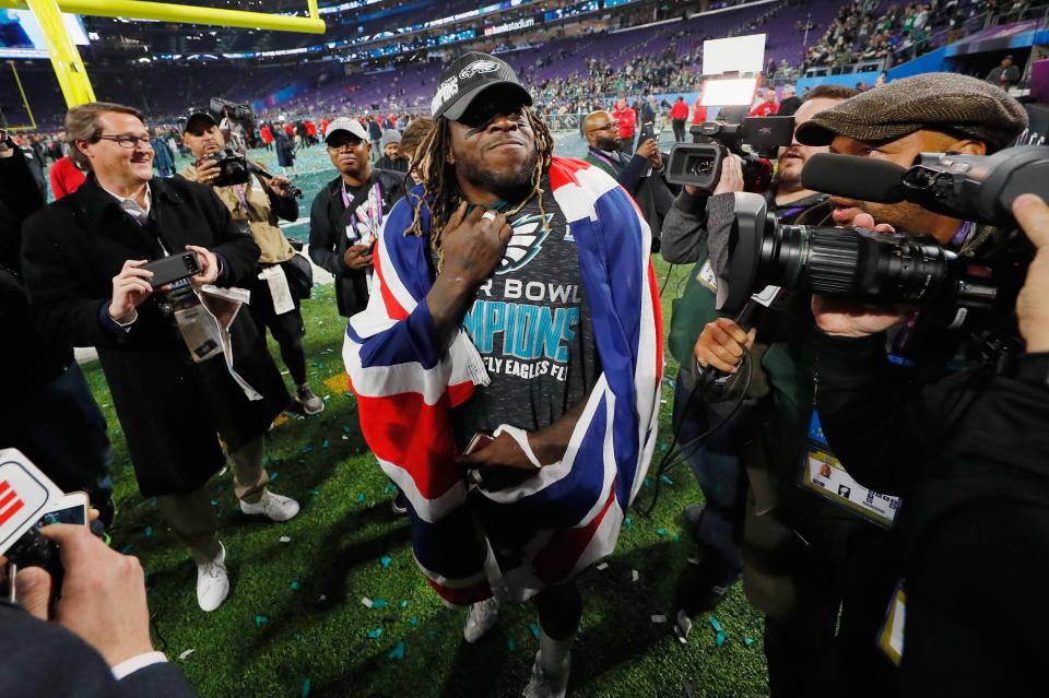  Londoner Jay Ajayi won the trophy last season but suffered a season-ending injury in October