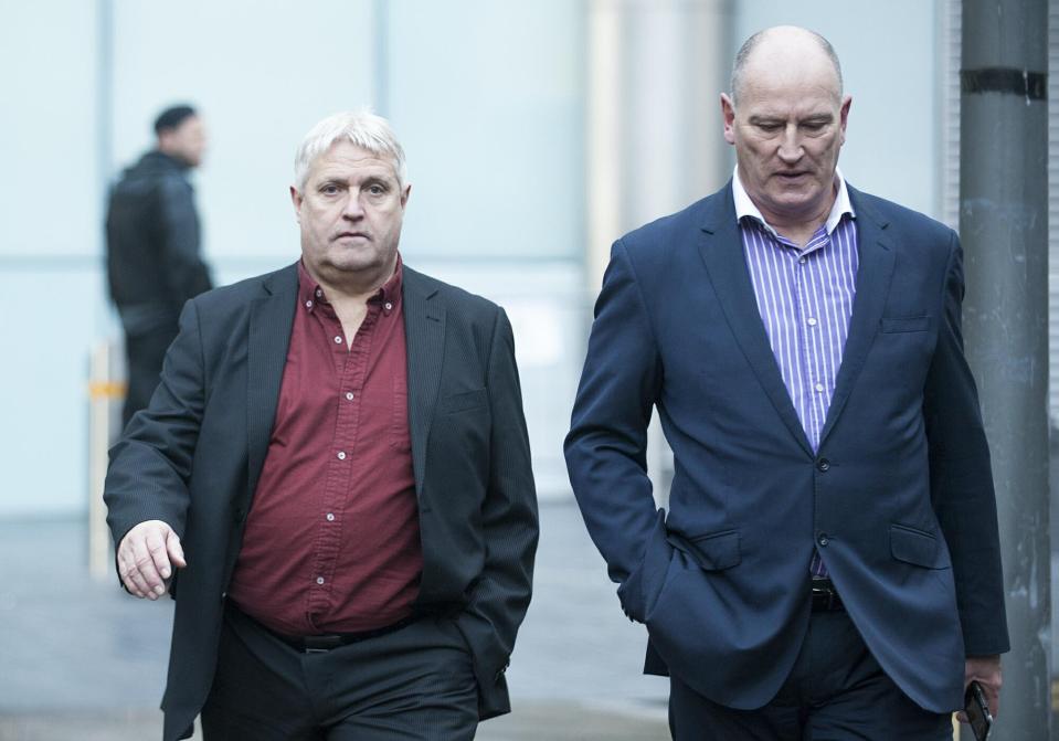  Paul Sugrue, 56, and Mark Aizlewood, 58, pictured right, were jailed for 13 years for their role in the £5million apprenticeship scam