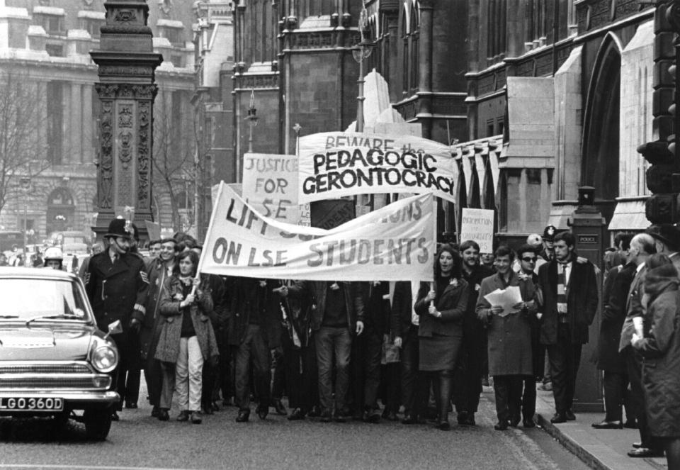  A student demonstration in London, 1967