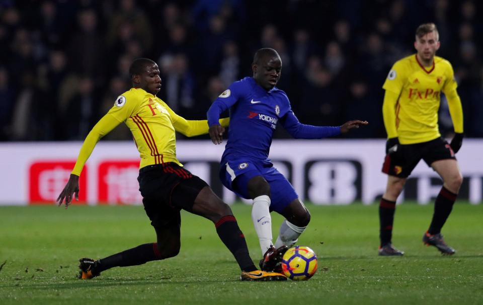  Abdoulaye Doucoure was impressive for Watford as they beat Chelsea 4-1