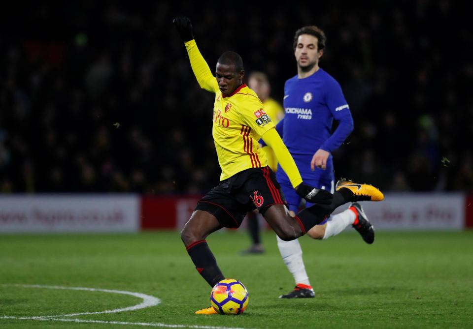  Abdoulaye Doucoure has impressed as a box-to-box midfielder for Watford this season