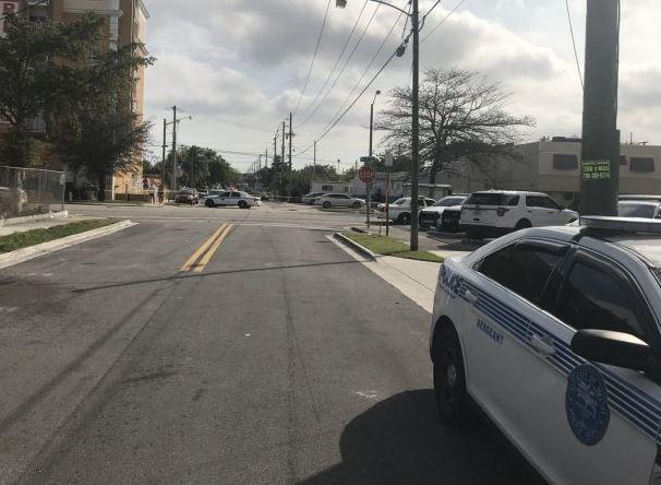  Cops descended on the area and placed two nearby schools on lockdown