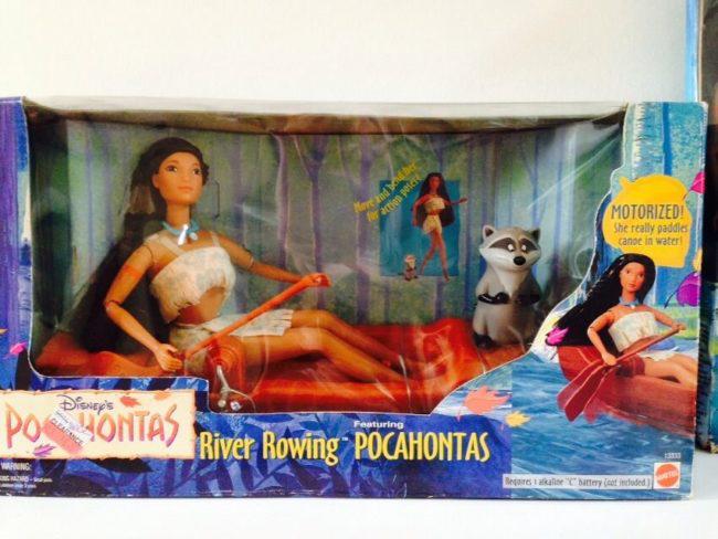  This Pocahontas River Rowing Doll reportedly sold for £136