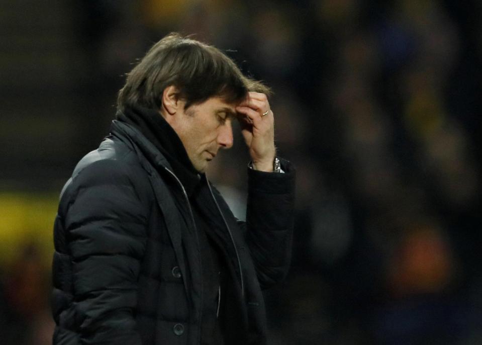  Conte has been under immense pressure after his teams disappointing performance this season