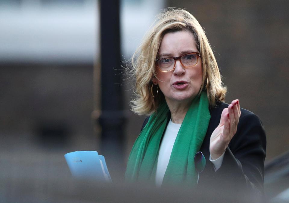  Amber Rudd told the Commons Labour MPs have spoken to her about abuse they have received from Corbynista campaign group Momentum