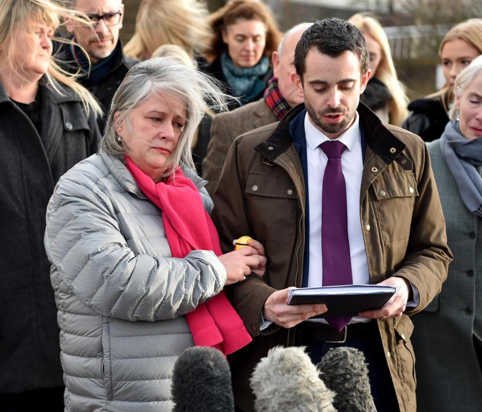  Mum Joanne, 58, spoke of a 'lifetime of pain, anguish and loss' outside court