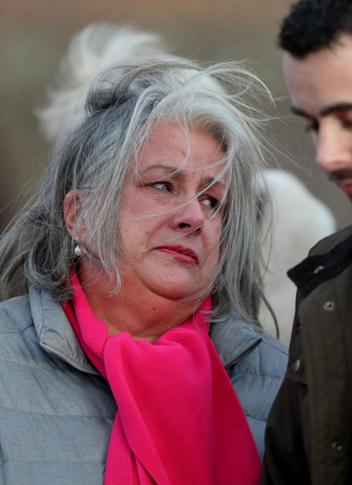  Molly's mum Joanne McLaren weeps outside court after her daughter's killer was jailed