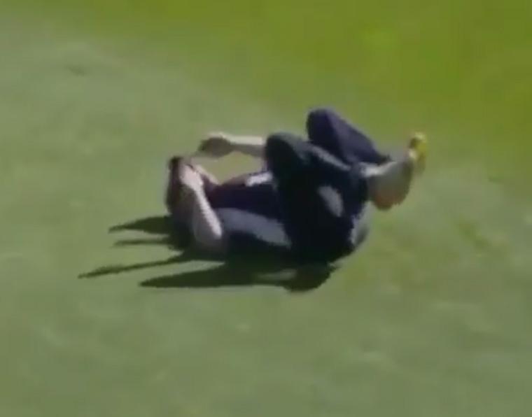  Eoin Morgan was floored by a missed catch