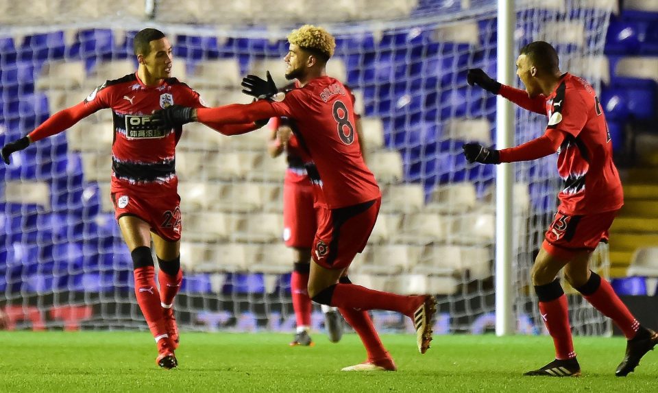  Huddersfield celebratedgetting back in the game against Birmingham