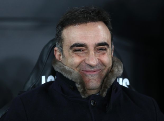 Carlos Carvalhal has been the one smiling for Swansea so far this season