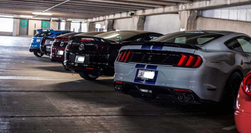 American muscle cars like the Mustang also feature