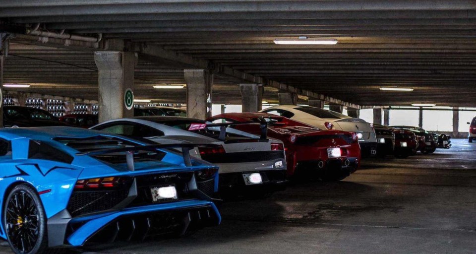 Car park is on the top floor of an office car park – and doesn’t even have security, according to photographer