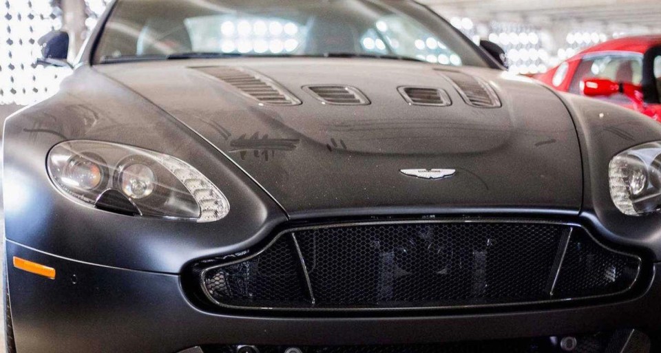 Aston Martin is just one that’s gathering dust in car park